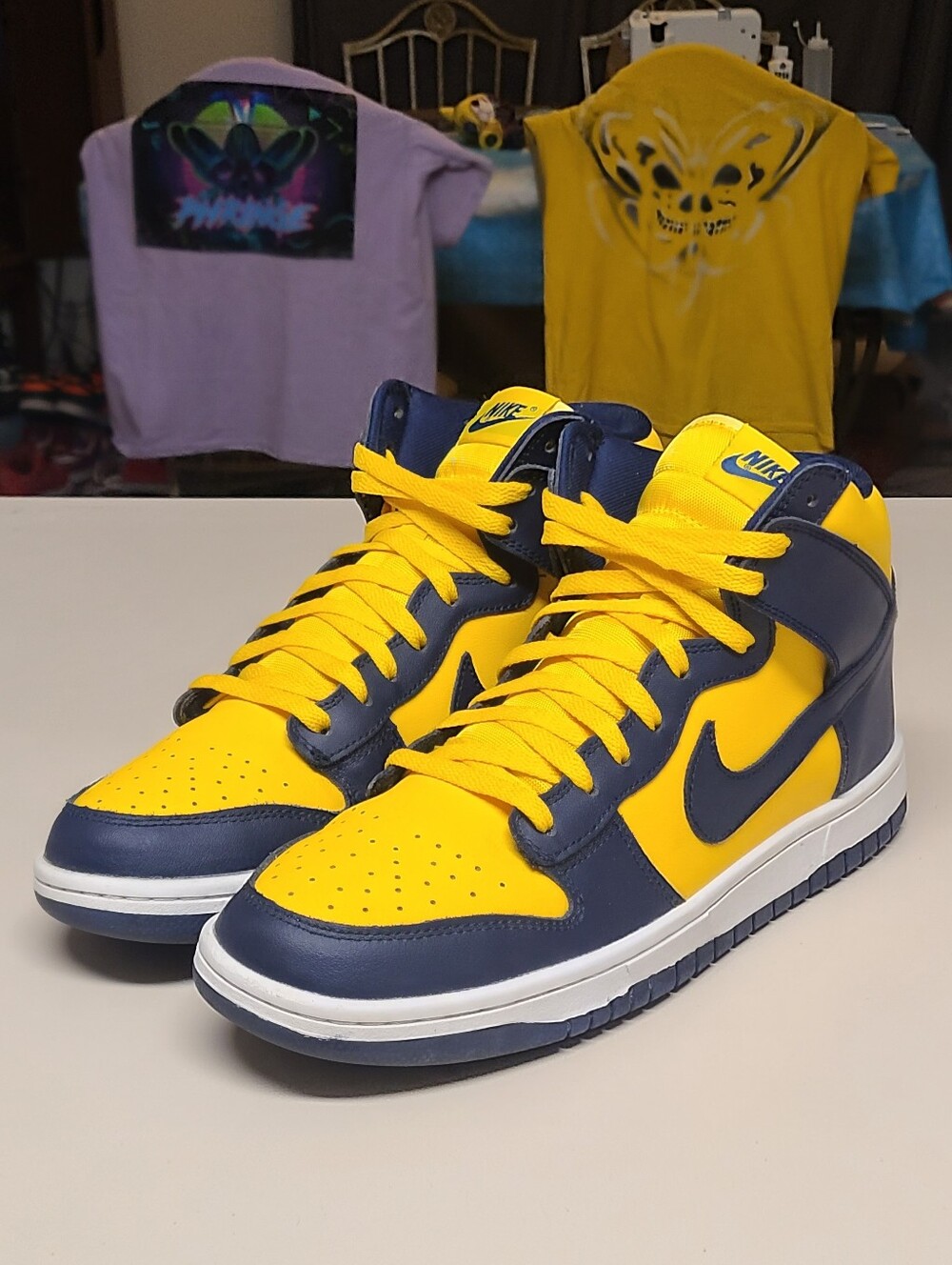 Nike Dunk High Michigan casual high top skateboard sneakers size 11